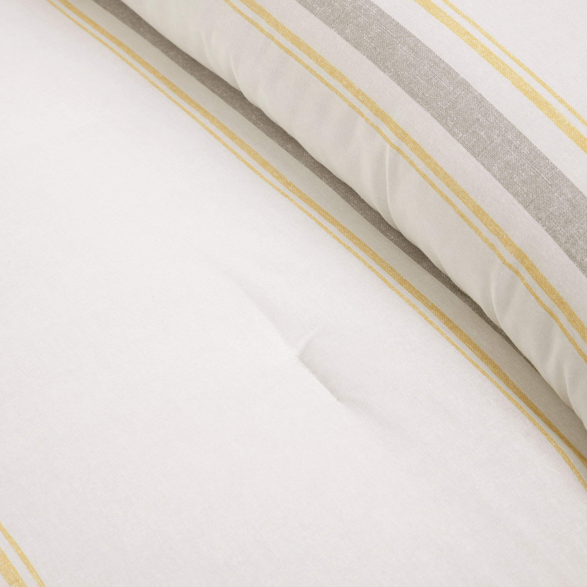 Gilroy Cotton Comforter Set, Queen Comforter + 2 Shams, Black