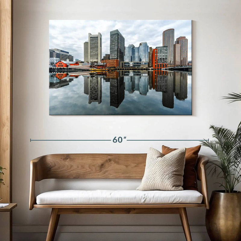 Ravi Boston Harbor View, H 32 po x l 48 po