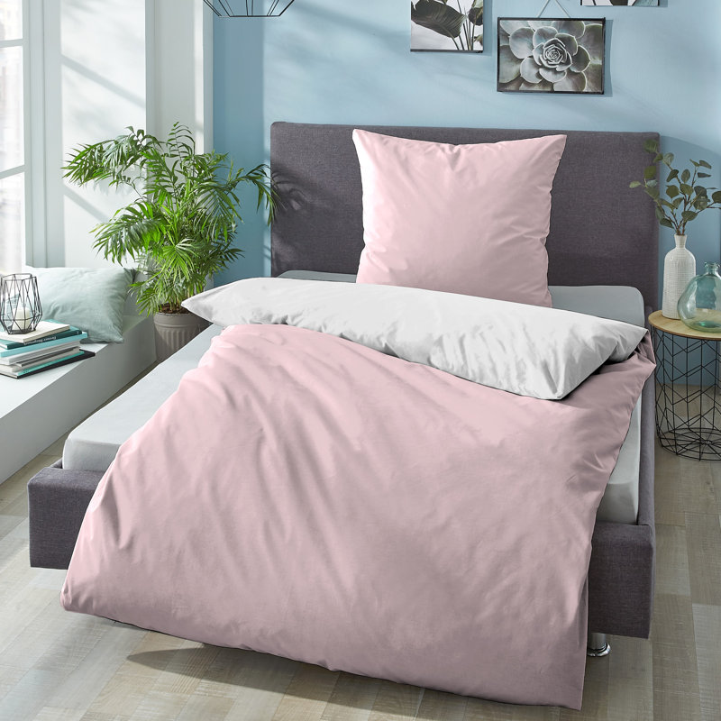 Mikrofaser-Bettwäsche, Ruby, Single - 1 Pillowcase (80 x 80 cm)