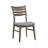 Upholstered Solid Wood Ladder-Back Dining Chair-886749364