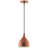 Dimple Half-Sphere Rose Gold Pendant Light-682336623