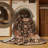 Machine Washable Persian Brown Area Rug-1120313226
