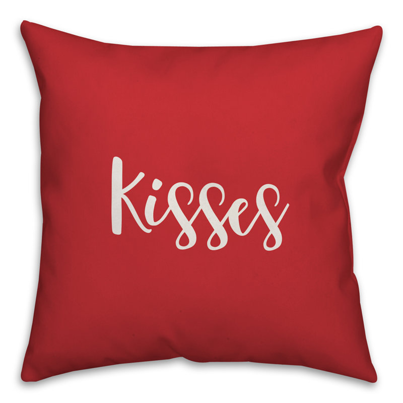 Throw Pillow, Red/White, Throw Pillow
