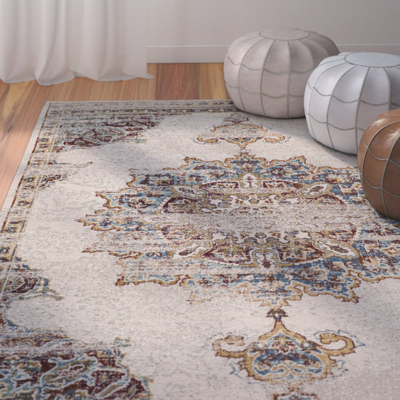Andy Aria Performance Oriental Rug, Rectangle 8' x 10'