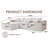 107.8" 3 - Piece No Assembly Required Upholstery Sofa With Pillow Free Combination Cloud Sectional Couch With L-shape Chaise, Deep Seat Modular Sofa For Living Room Bedroom-44056321