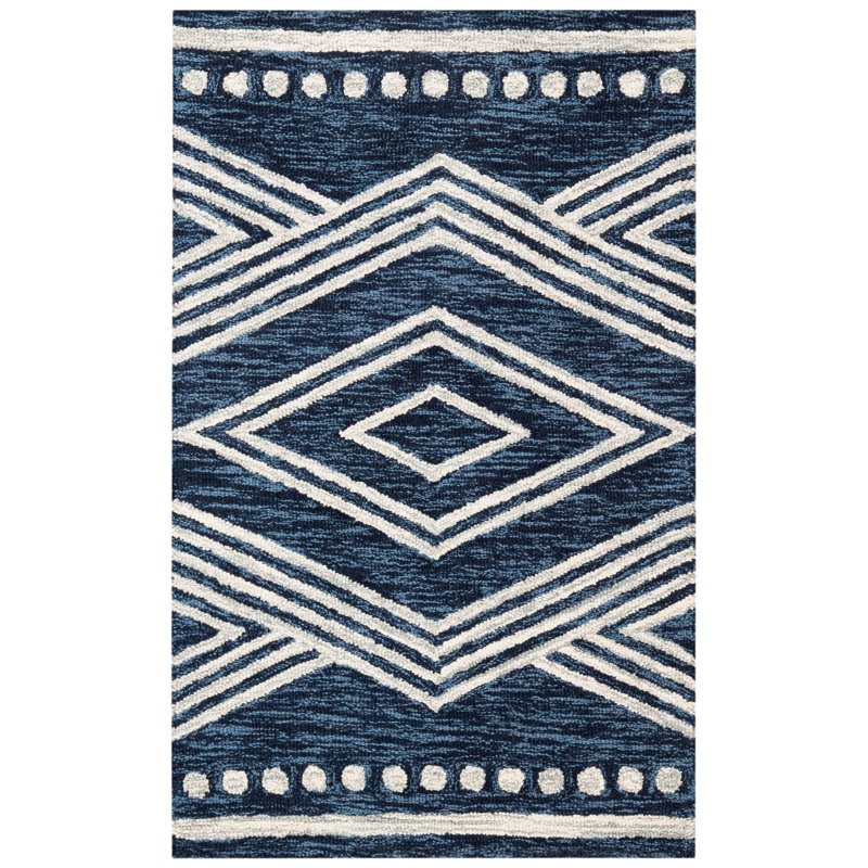 Vedika Hand Tufted Wool Southwestern Rug, Rectangle 2'6" x 5'
