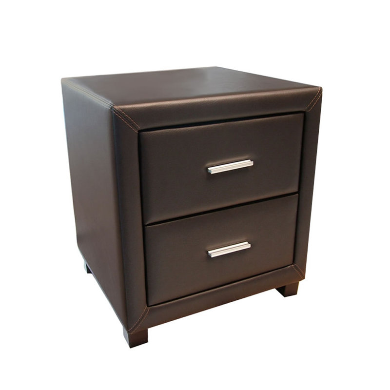 47cm W Bedside Table, Brown
