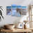 Snow Fence With Two Chairs-108876162