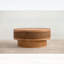 Table basse ronde ronde avec couvercle rabattable