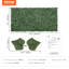 Pare-étincelles muraux vert 59 x 98 po VEVOR Ivy-99998874