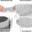 Crépine réglable en silicone pour la plupart des casseroles et poêles Zulay Kitchen-88489879