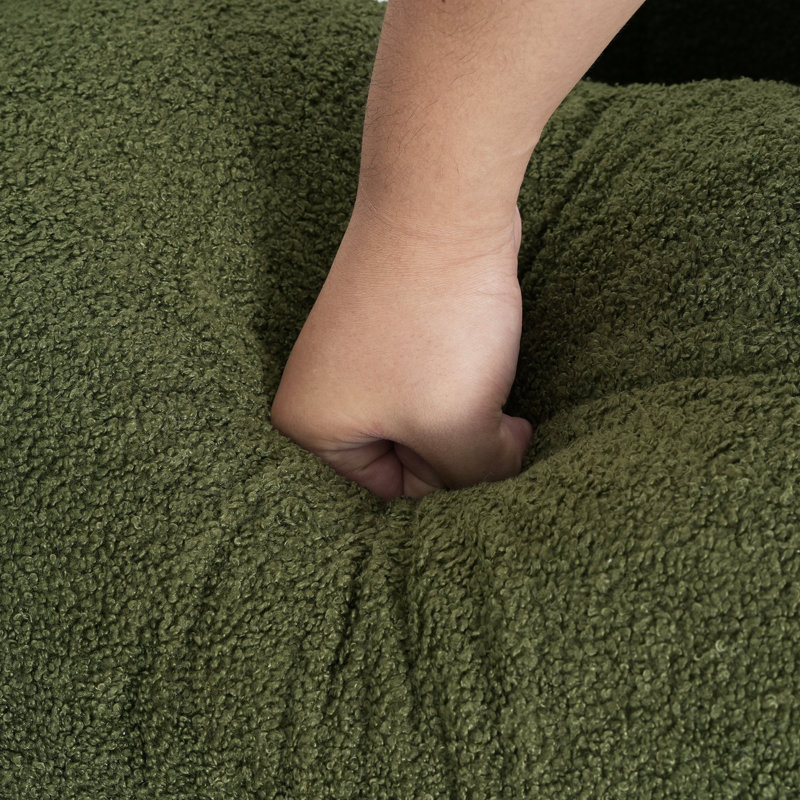 Chaise de salle à manger Cayson, 1, Green Boucle