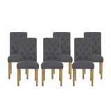Maurer Tufted Fabric Upholstered Side Chairs