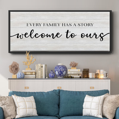 Family Story - toile encadrée