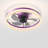 Frauly 19.7 Inch Led Enclosed Low Profile Ceiling Fan With Light-1215559985-1222760577