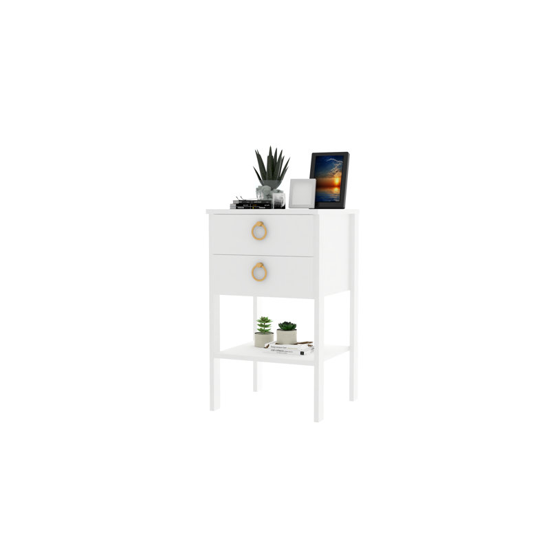 Tichenor 44 cm W Bedside Table