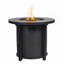 Table de fosse ronde au propane 40000BTU