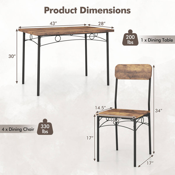 Dimensions du produit