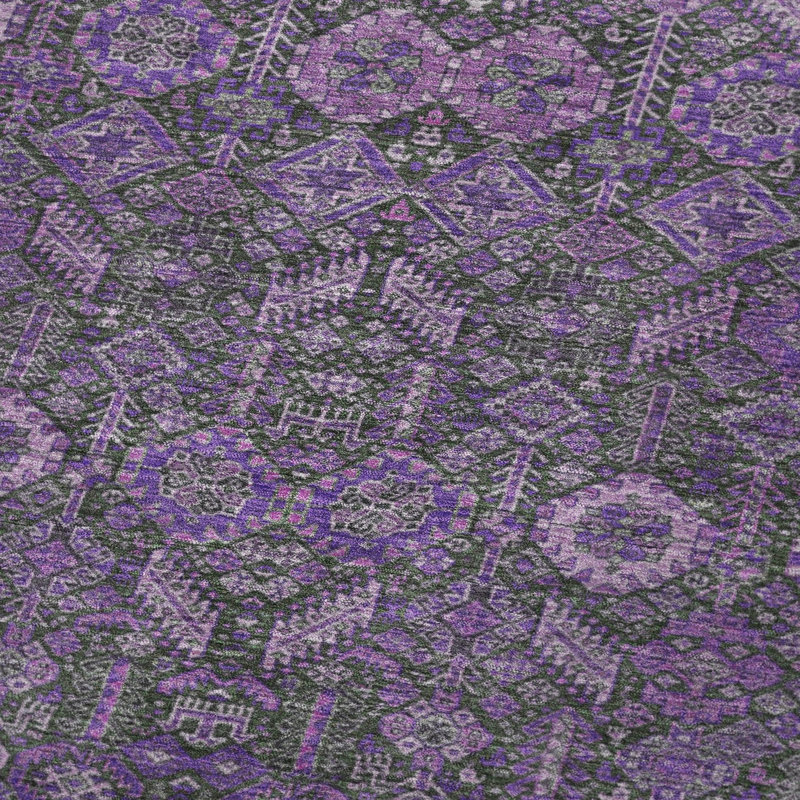 Jeté bohémien Addison, Mauve