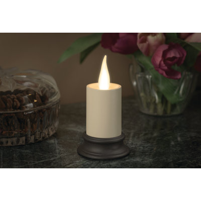 Unscented Flameless Candle with Plastic Holder