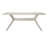 Muhsina Cross Leg Rectangular Dining Table-804823876-786504166