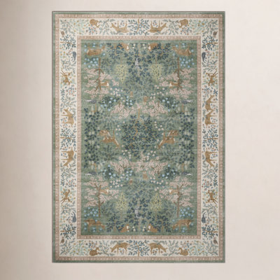Canopy Sage / Blush Area Rug