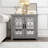 Blaire 29.3" H 2-Door Mirrored Wood Accent Cabinet-53010427