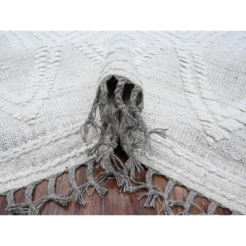 Tapis de style marocain tissé à la main 9 pi x 12 pi 3 po F13C80CA4E1748E6BDDD44BB86BF4835