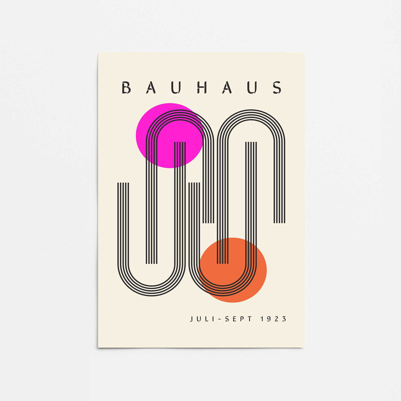Impression simplifiée 20 po x 16 po Bauhaus