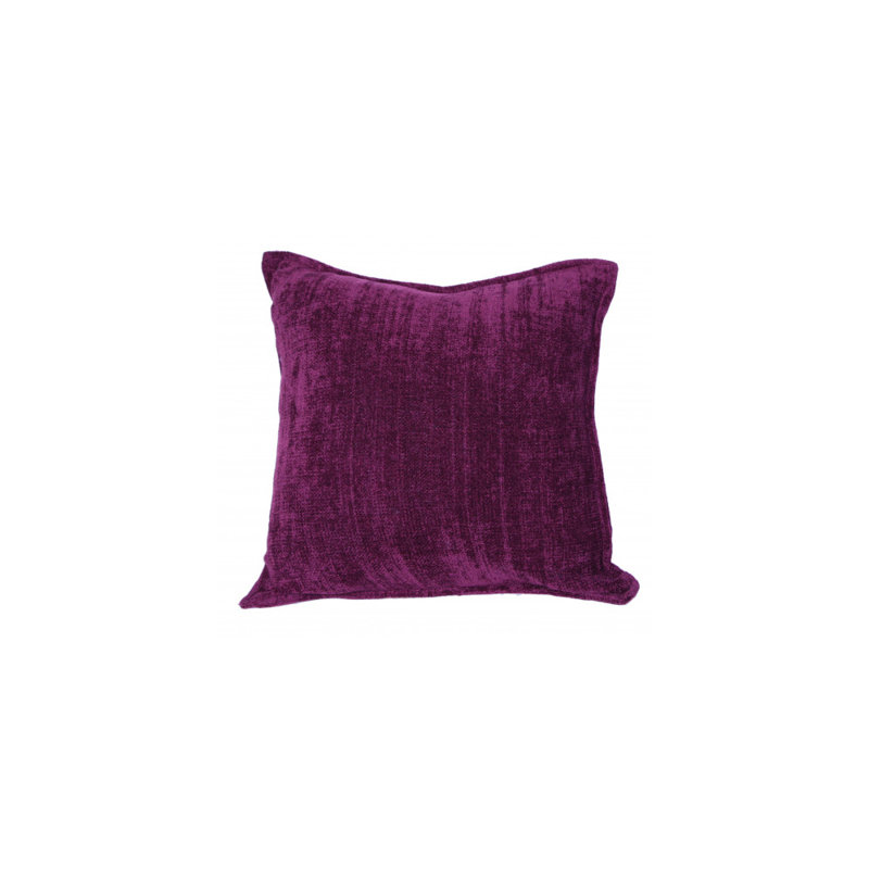 Housse et insert de coussin décoratif , Polyester / Bourre en polyester, Bourgogne