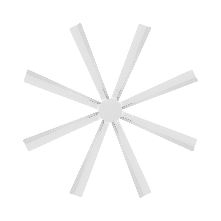 Size Matters 8-Blade Smart Ceiling Fan With Remote Control Included, Works With Alexa and iOS / Android App