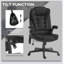 Fauteuil de bureau à 6 points de massage vibrant avec chaleur lombaire -1131557014
