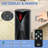 HOMCOM Freestanding Tower Fan Cooling For Bedroom With 3 Speed, 12H Timer, Oscillating, LED Sensor Panel, Remote Controller, Black-66681453