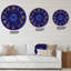 Zodiaque avec constellations et signes du zodiaque - Horloge murale moderne-60328573