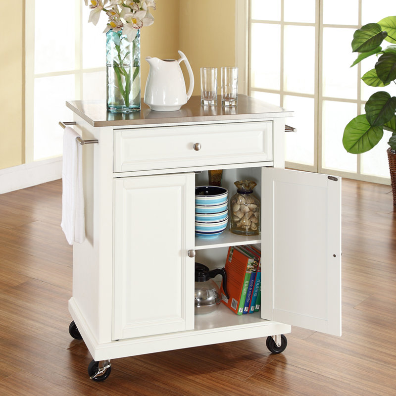 Hedon Kitchen Cart, White