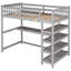 Lit mezzanine avec tablettes de rangement-501454305-501454304