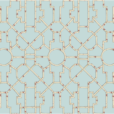 Baldwin Geometric Wallpaper Roll by Scalamandré
