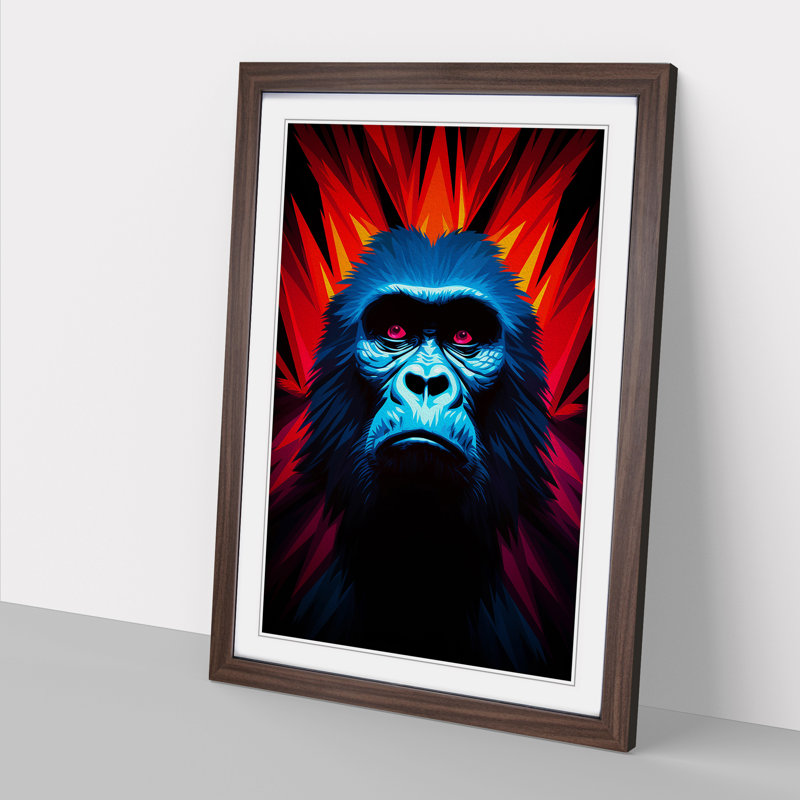 Gorilla Op - Framed Print