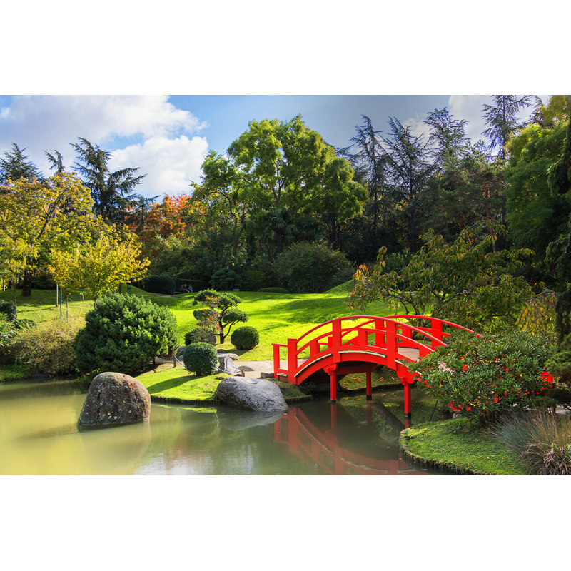 Linslade, le jardin japonais, H 32 po x l 48 po
