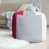 Rouge / argent / blanc