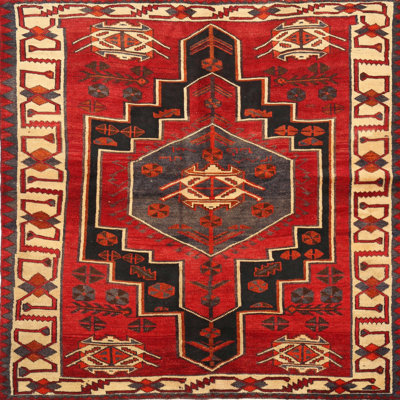 Tapis oriental marron / crème