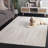 Ebony 925 Hand Tufted Wool/Cotton Abstract Rug in Gray/Ivory-108596828