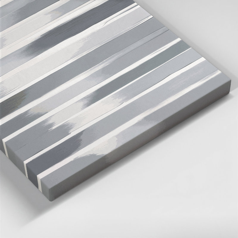 Art mural sur toile DiagonalStripes, H 20 po x l 30 po