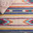 Continuum Flatweave Jute/Cotton Southwestern Rug in Beige/Blue/Green-859912617