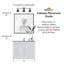 Bathroom Medicine Cabinet, Wall Mounted, Mirror-69615797-69615796