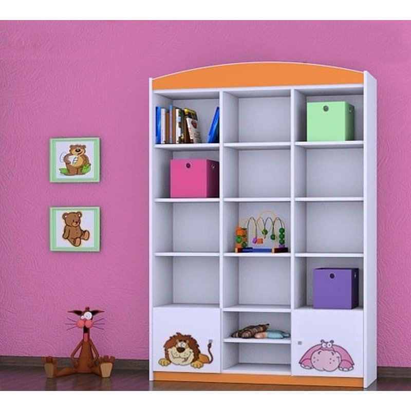 Danielle 183cm H X 132cm W Kids Cube, Orange