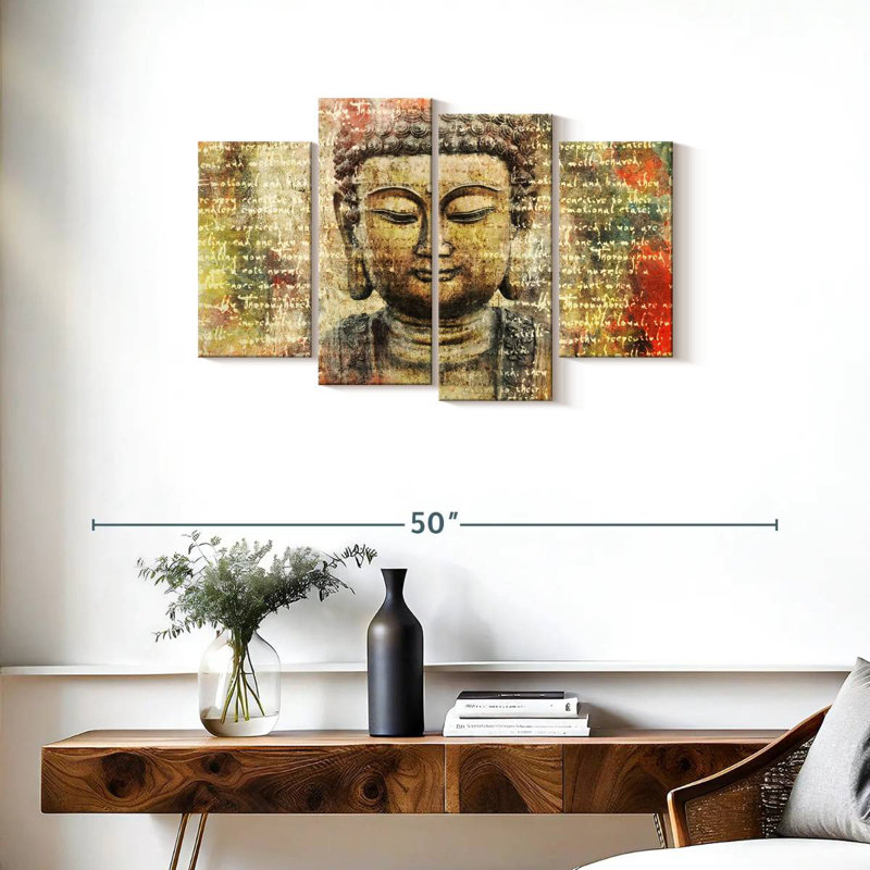 Lumières du Bouddha Adella, H 22 po x l 36 po