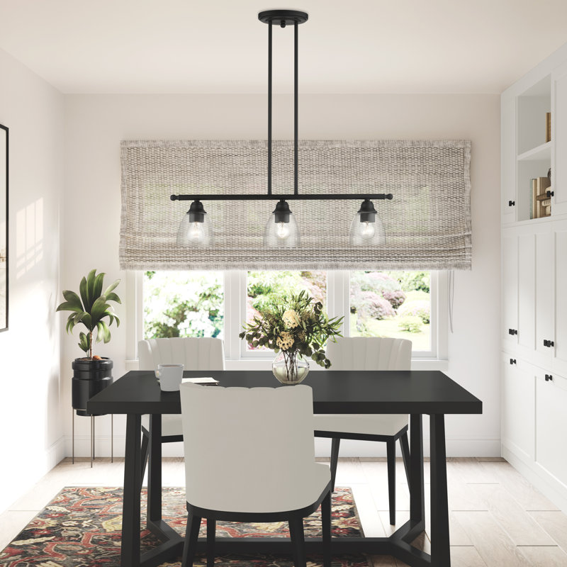 Coralino 3 - Light Kitchen Island Pendant, Black