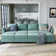 U shaped Sleeper Sectional Modular Sectional Sofa with Chaise