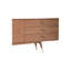 Gardner 3 Drawer Walnut and Birch Solid Wood Sideboard-390190276